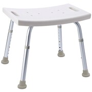 RIDDER Stołek prysznicowy, biały, 100 kg, A00601101 RIDDER A00601101