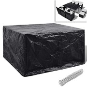 vidaXL Pokrywa na meble ogrodowe 172 x 113 cm z 8 oczkami vidaXL 41638