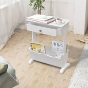 vidaXL Stojak na gazety Melrose Biały vidaXL 242440