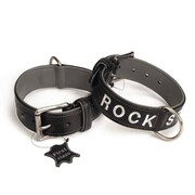 Beeztees Obroża dla psa Rock Star, czarna skóra, 40 mm 31-41 cm 745833 Beeztees 745833