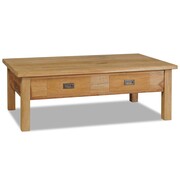 vidaXL Stolik kawowy, lite drewno tekowe, 100 x 60 x 35 cm vidaXL 244483