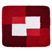 RIDDER Dywanik łazienkowy Coins, 55 x 50 cm, czerwony, 7103806 RIDDER 7103806