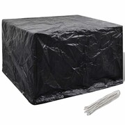 vidaXL Pokrywa na meble ogrodowe z 8 oczkami do przewlekania 135 x 135 x 90cm vidaXL 41645