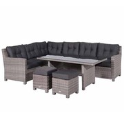 Garden Impressions Zestaw wypoczynkowy Blue Bird, 20 części, szary Garden Impressions 07520GT