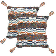 vidaXL 2 poduszki, 45x45 cm, styl boho, wielokolorowe vidaXL 245039