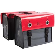 Willex Torba rowerowa na gazety, 52 l, czerwono-ciemnoszara, 10929 Willex 10929