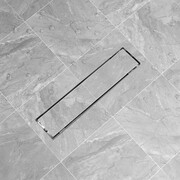 vidaXL Odpływ/Spust przysznicowy liniowy 530x140 mm, stal nierdzewna vidaXL 142171