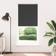 vidaXL Roleta przeciwsłoneczna 120 x 230 cm Czarna vidaXL 240167