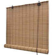 vidaXL Brązowa bambusowa roleta 120 x 220 cm vidaXL 241329