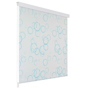 vidaXL Roleta prysznicowa 180 x 240 cm, wzór w bąbelki vidaXL 142870