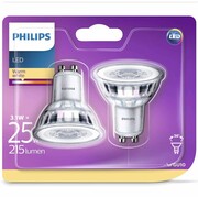 Philips Reflektory punktowe LED Classic, 2 szt., 3.1 W, 215 lumenów Philips 929001217531