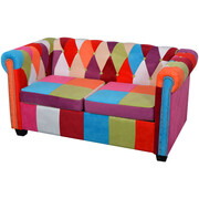 vidaXL Dwuosobowa, materiałowa sofa Chesterfield vidaXL 243180