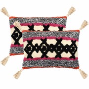 vidaXL 2 poduszki, 40x60 cm, styl boho, wielokolorowe vidaXL 245026