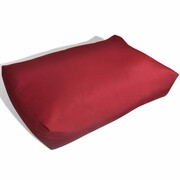 vidaXL Wyściełana poduszka na oparcie 60 x 40 x 20 cm czerwone wino vidaXL 40975