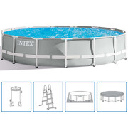 Intex Basen z zestawem akcesoriów Prism Frame, 457x107 cm, 26724GN Intex 91487