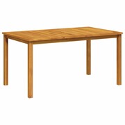 vidaXL Ogrodowy stół jadalniany, lite drewno akacjowe, 150x90x74 cm vidaXL 44105