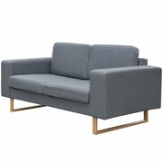 vidaXL Sofa 2-os. jasnoszara vidaXL 243184