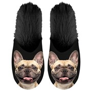 Plenty Gifts Pluszowe kapcie, buldog francuski, czarne, rozmiar 35-38 Plenty Gifts 42546