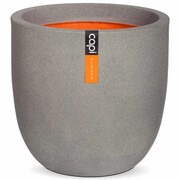 Capi Owalna donica Urban Smooth, 35 x 34 cm, szara, PKGR932 Capi PKGR932