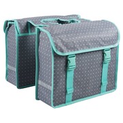 7-series Sakwy rowerowe, 26 litrów, szare, geometryczny wzór, 72116 7-series 72116