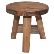 vidaXL Stołek z litego drewna z odzysku, 20 x 20 x 23 cm vidaXL 244508