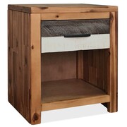 vidaXL Szafka nocna z litego drewna akacjowego, 40x30x48 cm vidaXL 246041