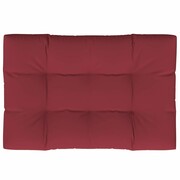 vidaXL Poduszka do siedzenia 120 x 80 x 10 cm kolor czerwonego wina vidaXL 41513