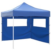 vidaXL Rozkładany namiot z 2 ściankami, 3 x 3 m, niebieski vidaXL 44961