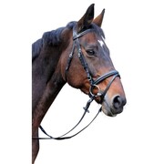Kerbl Ogłowie wędzidłowe Classic, skóra, czarne, rozmiar Pony, 326137 Kerbl 326137