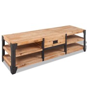 vidaXL Szafka pod tv z drewna akacjowego 140x40x45 cm vidaXL 243913