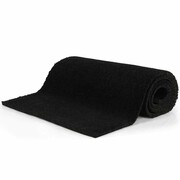 vidaXL Wycieraczka z włókna kokosowego, 24 mm, 100x150 cm, czarna vidaXL 133207