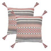 vidaXL 2 poduszki, 60x60 cm, styl boho, wielokolorowe vidaXL 245061