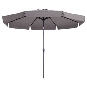 Madison Parasol ogrodowy Flores Luxe, 300 cm, ciemnoszary Madison PAC2P015