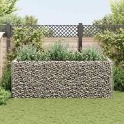 vidaXL Donica gabionowa ze stali, 270 x 90 x 100 cm vidaXL 142554