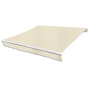vidaXL Markiza automatyczna, 400 cm, kremowa vidaXL 275556