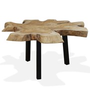 vidaXL Stolik kawowy z drewna tekowego, 80 x 70 x 38 cm vidaXL 244550
