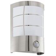 EGLO Zewnętrzna lampa ścienna z czujnikiem Cerno 1, biała, 75237 EGLO 75237