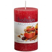 Bolsius Rustykalne świece zapachowe, 6 sztuk, pieczone jabłko Bolsius 103626240326