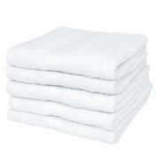 vidaXL Ręczniki do sauny, 25 szt., bawełna, 400 g/m², 80x200 cm, białe vidaXL 130594