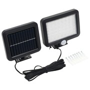 vidaXL Lampa solarna z czujnikiem ruchu, białe LED vidaXL 44410