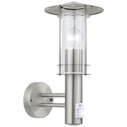 EGLO Lampa zewnętrzna z czujnikiem Lisio, 60 W, srebrna, 30185 EGLO 30185
