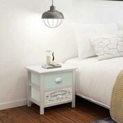 vidaXL Francuskie szafki nocne, 2 szt., drewniane vidaXL 242875
