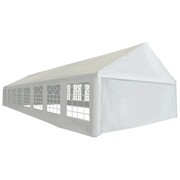 vidaXL Namiot imprezowy z PE, 6 x 16 m, biały vidaXL 275267