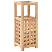 vidaXL Stojak na parasole z litego drewna orzechowego, 18 x 18 x 50 cm vidaXL 247104