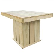 vidaXL Stół ogrodowy, impregnowane drewno sosnowe FSC, 110x75x74 cm vidaXL 44908