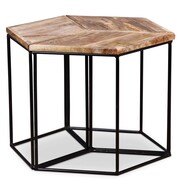 vidaXL Stolik kawowy, lite drewno mango, 48 x 48 x 40 cm vidaXL 243976