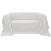 vidaXL Pokrowiec/Narzuta na kanapę micro zamsz krem 270 x 350 cm vidaXL 130891