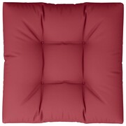 vidaXL Tapicerowana poduszka do siedzenia, czerwone wino 80 x 80 x 10 cm vidaXL 40974