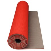 Avento mata do ćwiczeń fitness i jogi w kolorze pomarańcz/beż Avento 41WC