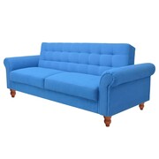 vidaXL Sofa z niebieskiego materiału vidaXL 243923